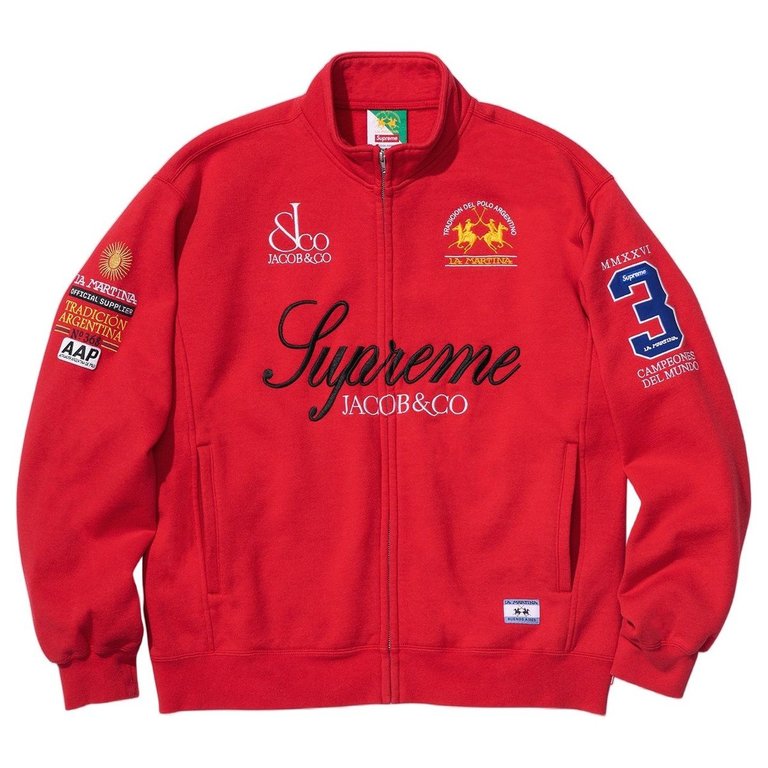 Supreme®/La Martina/Jacob & Co Zip Up Sweatshirt