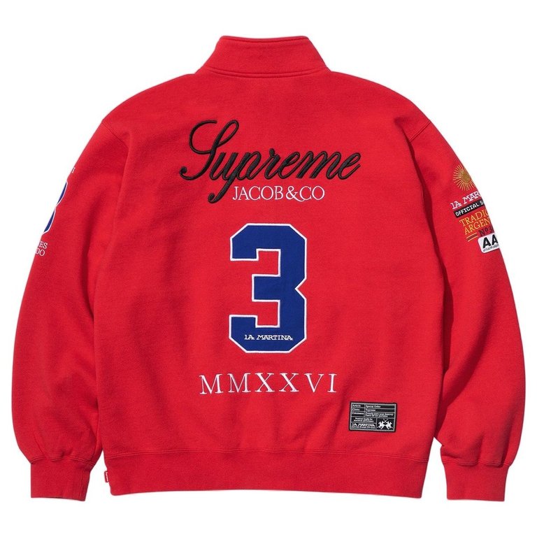 Supreme®/La Martina/Jacob & Co Zip Up Sweatshirt