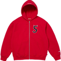 Devil S Logo Zip Up Hooded Sweatshirt