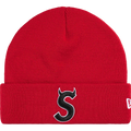 New Era® Devil S Logo Beanie (Red)