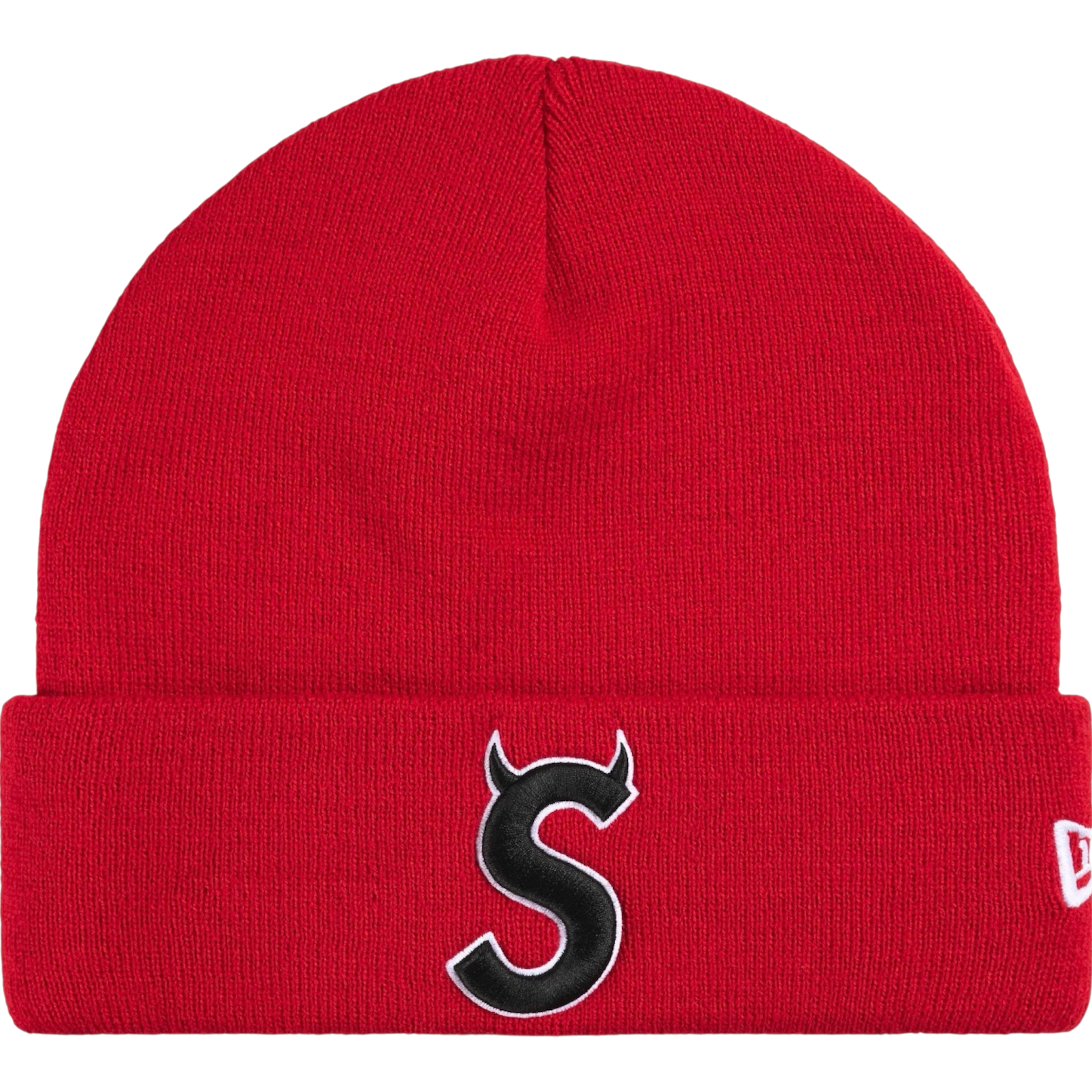 New Era® Devil S Logo Beanie (Red)