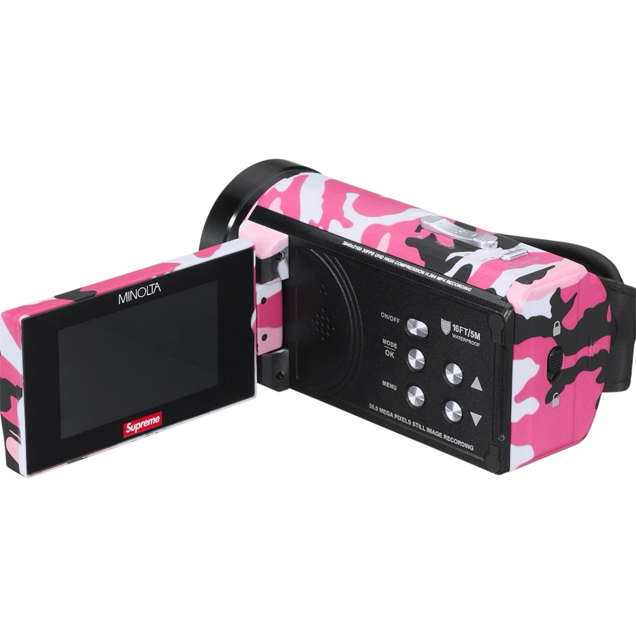 Supreme®/Minolta MN4K300WP Waterproof Camcorder (Pink Camo)