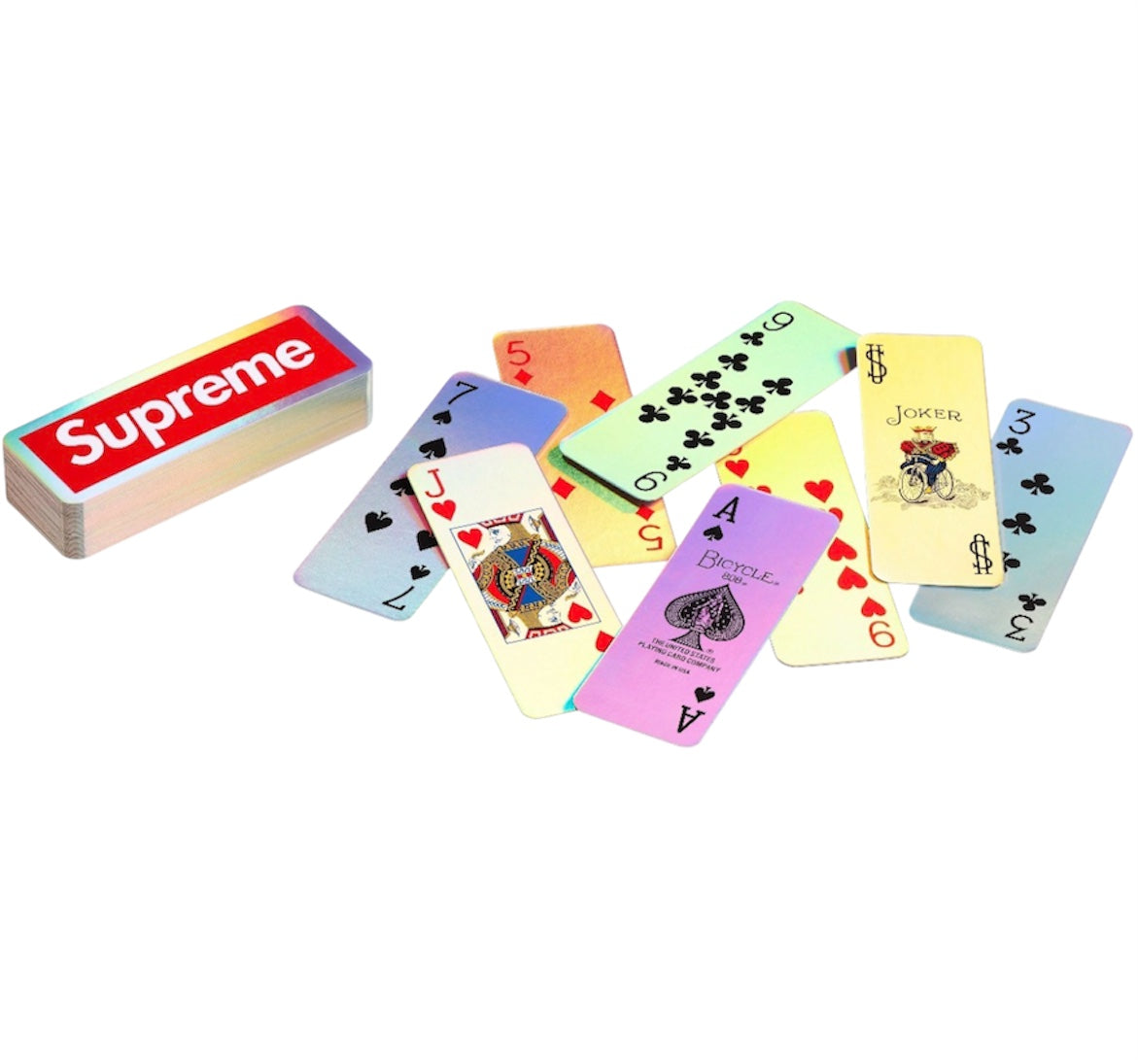 Supreme®️/Bicycle®️ Holographic Slice Cards