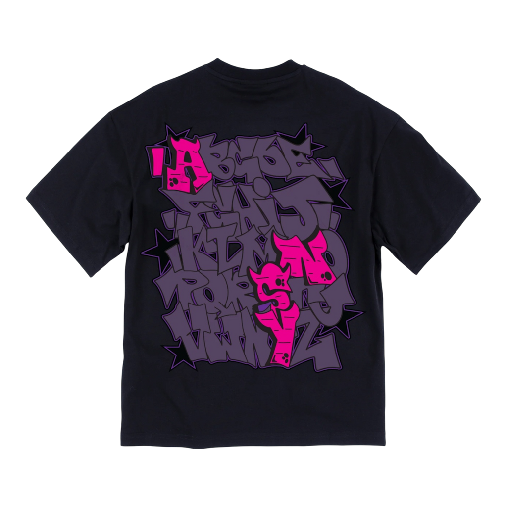 Syna Graf Printed Tee Black