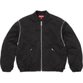 Zip-Off sleeve Quilited bomber jacket (FW25)