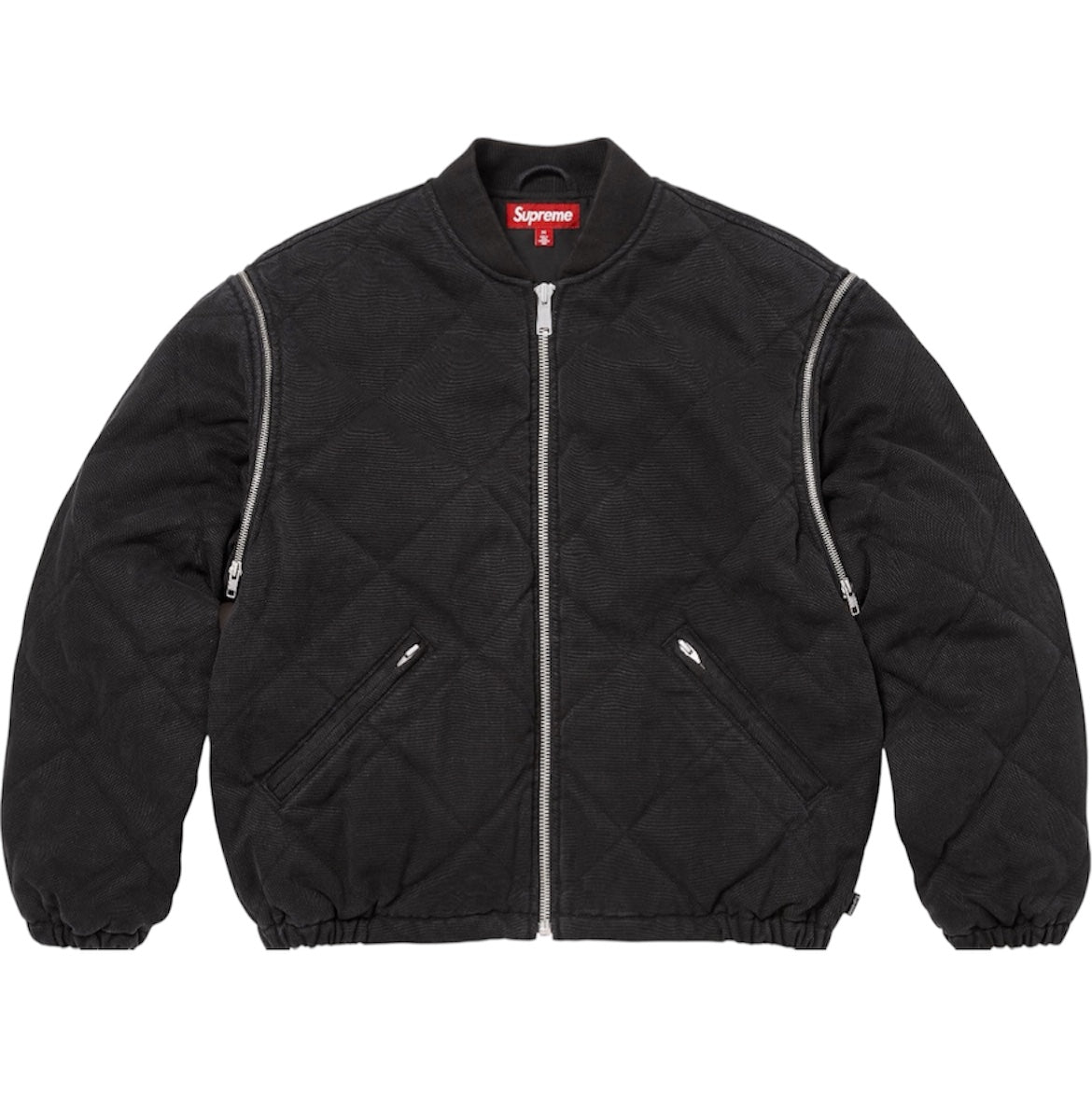 Zip-Off sleeve Quilited bomber jacket (FW25)