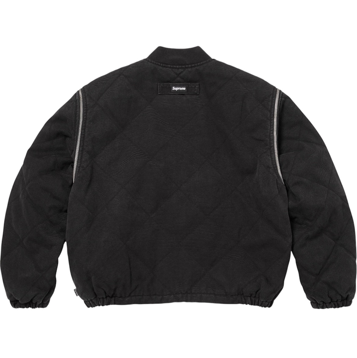Zip-Off sleeve Quilited bomber jacket (FW25)