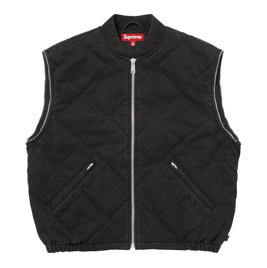 Zip-Off sleeve Quilited bomber jacket (FW25)