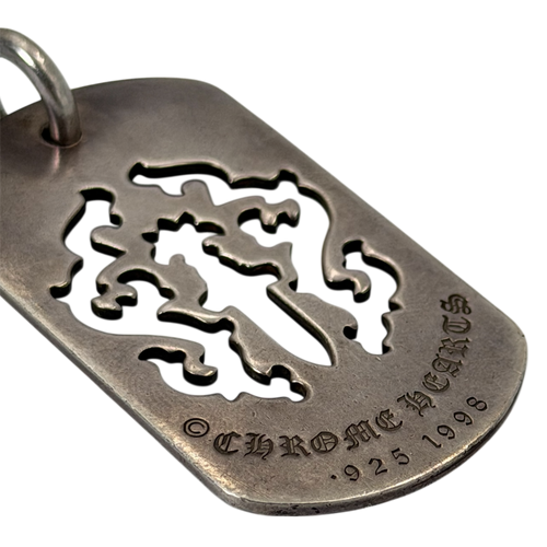 Chrome Hearts HAIRY FLORAL DOG TAG