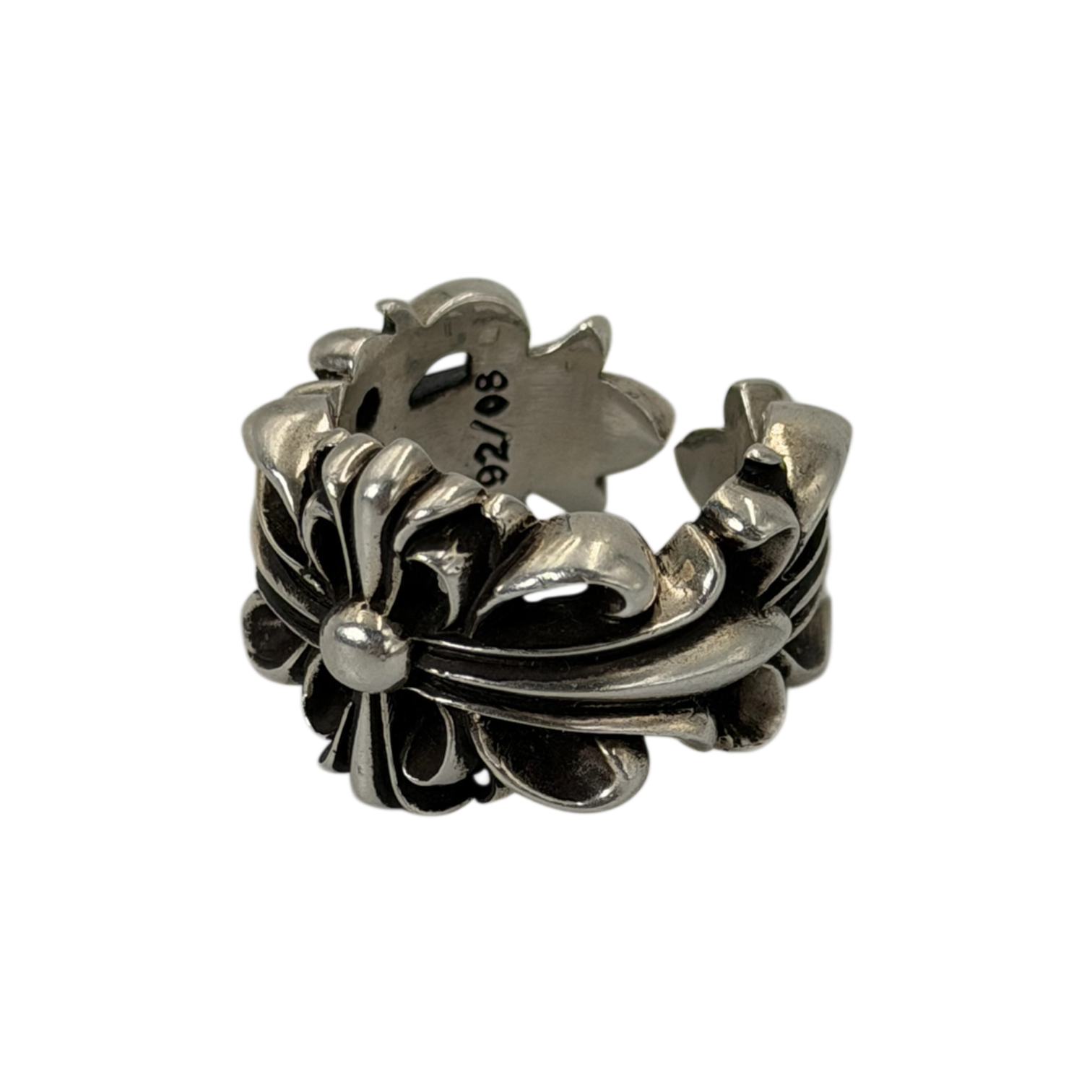 Chrome Hearts Double Floral Ring 9us