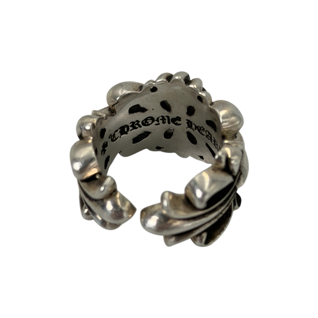 Chrome Hearts Double Floral Ring 9us