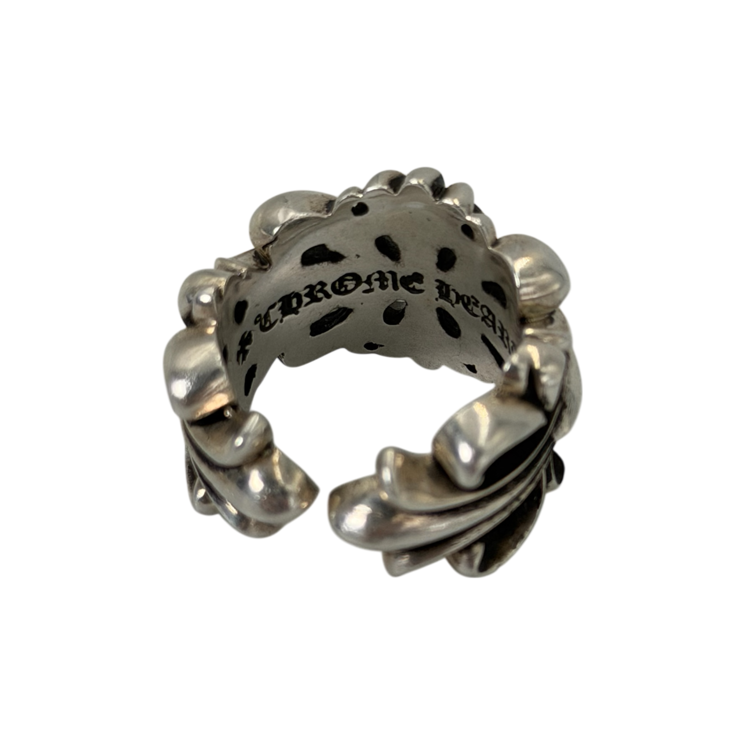 Chrome Hearts Double Floral Ring 9us