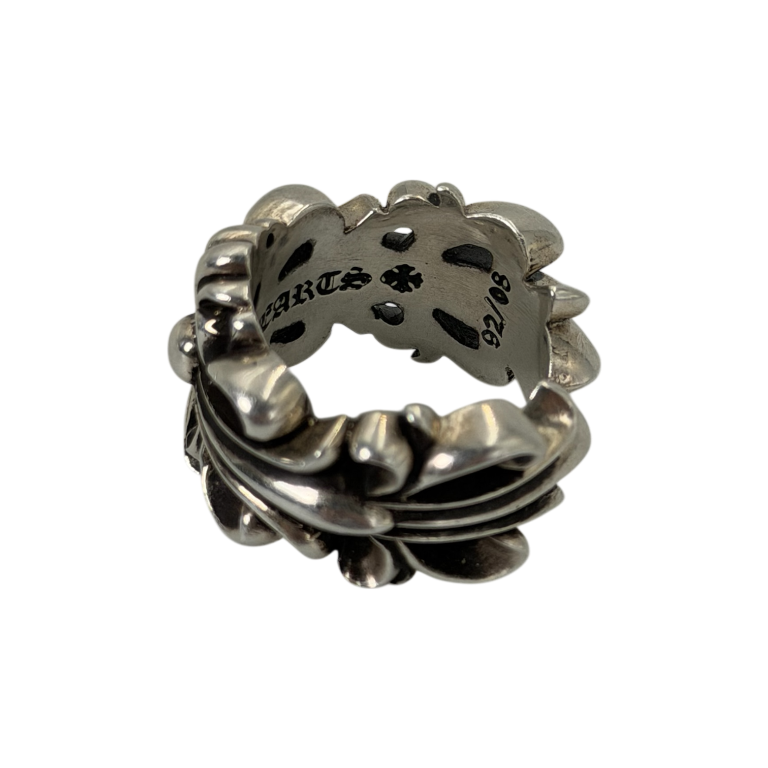 Chrome Hearts Double Floral Ring 9us