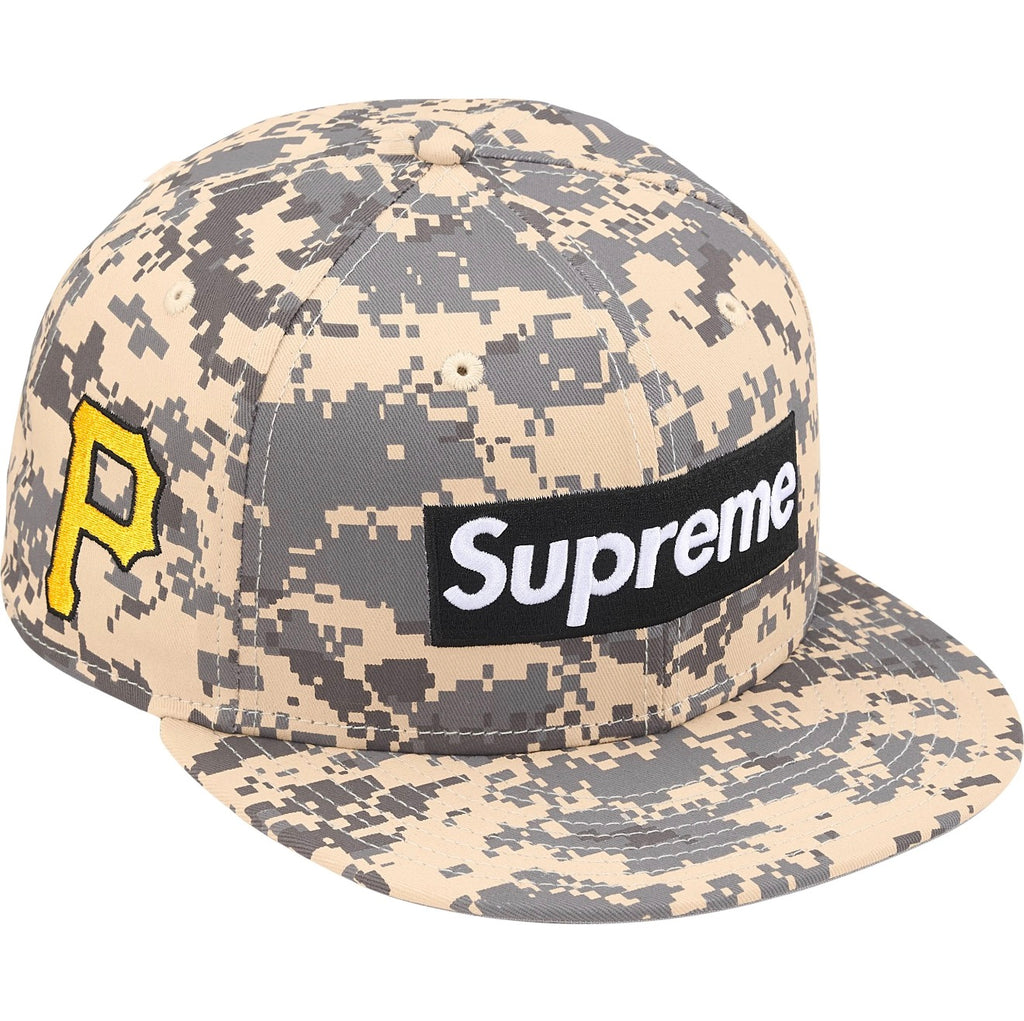 Supreme/ MLB teams Box Logo/ New Era Pirates (7 1/8)
