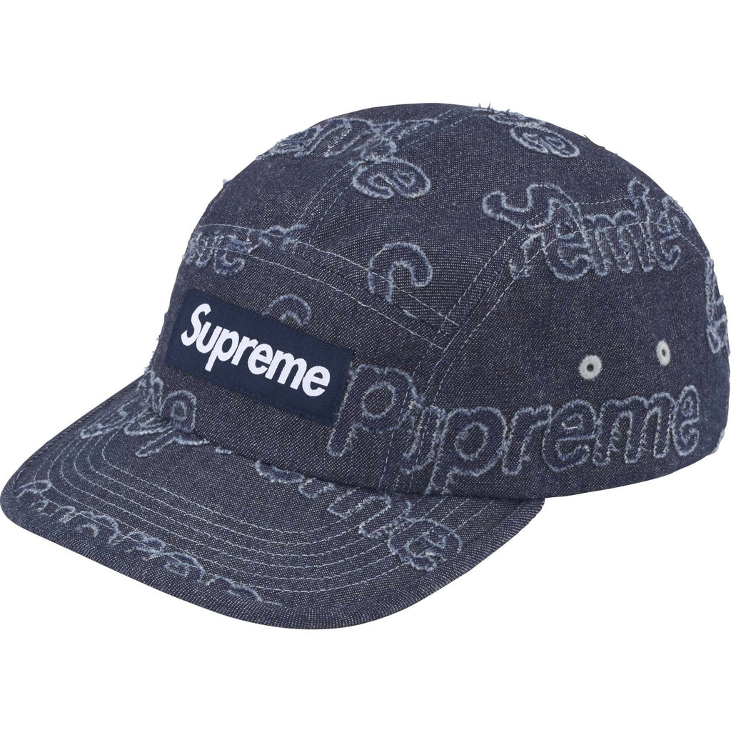 Supreme LASERED Denim Camp Cap FW24