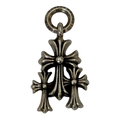 CHROME HEARTS SMALL TRIPLE CROSS PENDANT