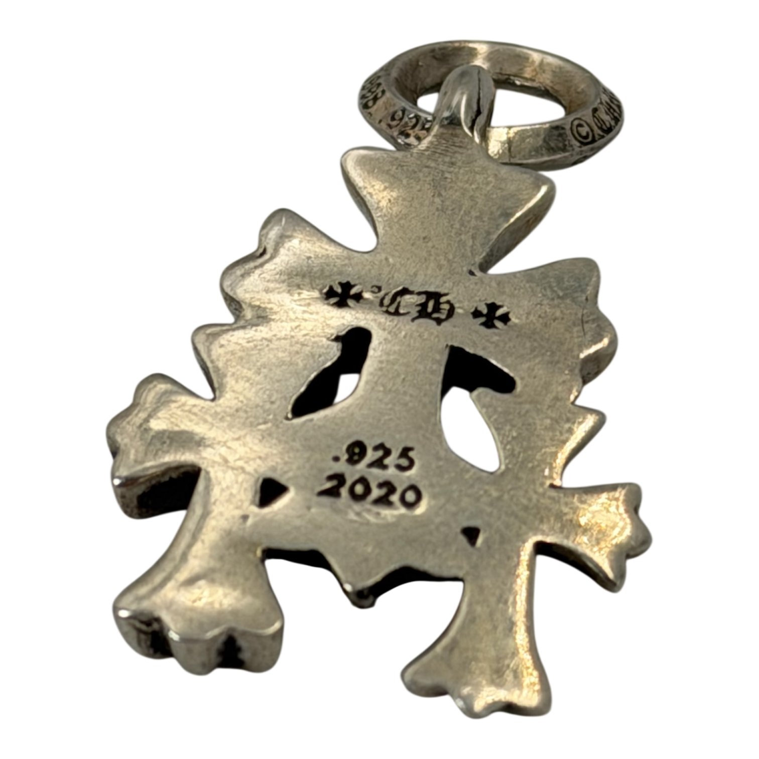 CHROME HEARTS SMALL TRIPLE CROSS PENDANT