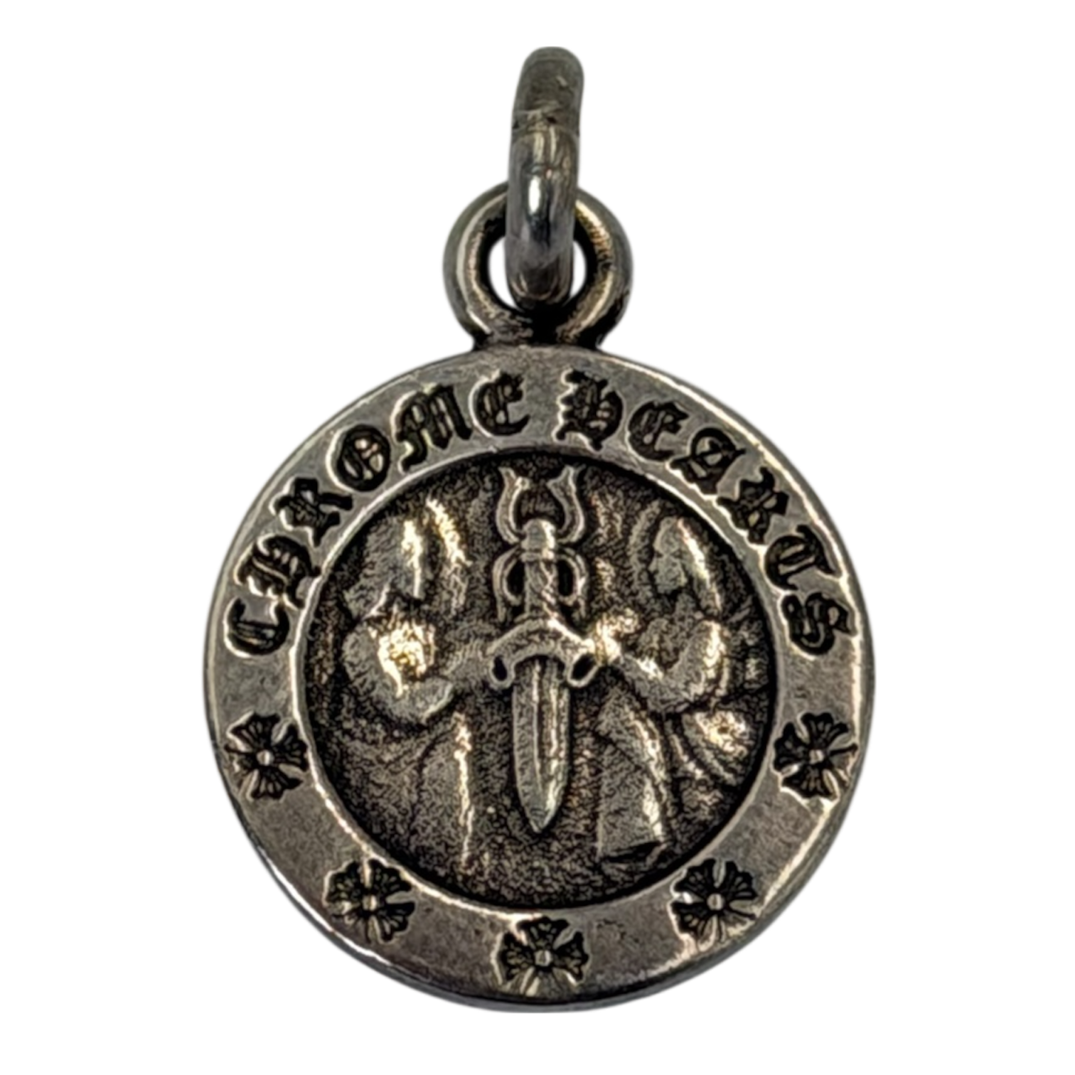CHROME HEARTS ANGEL MEDALLION NECKLACE