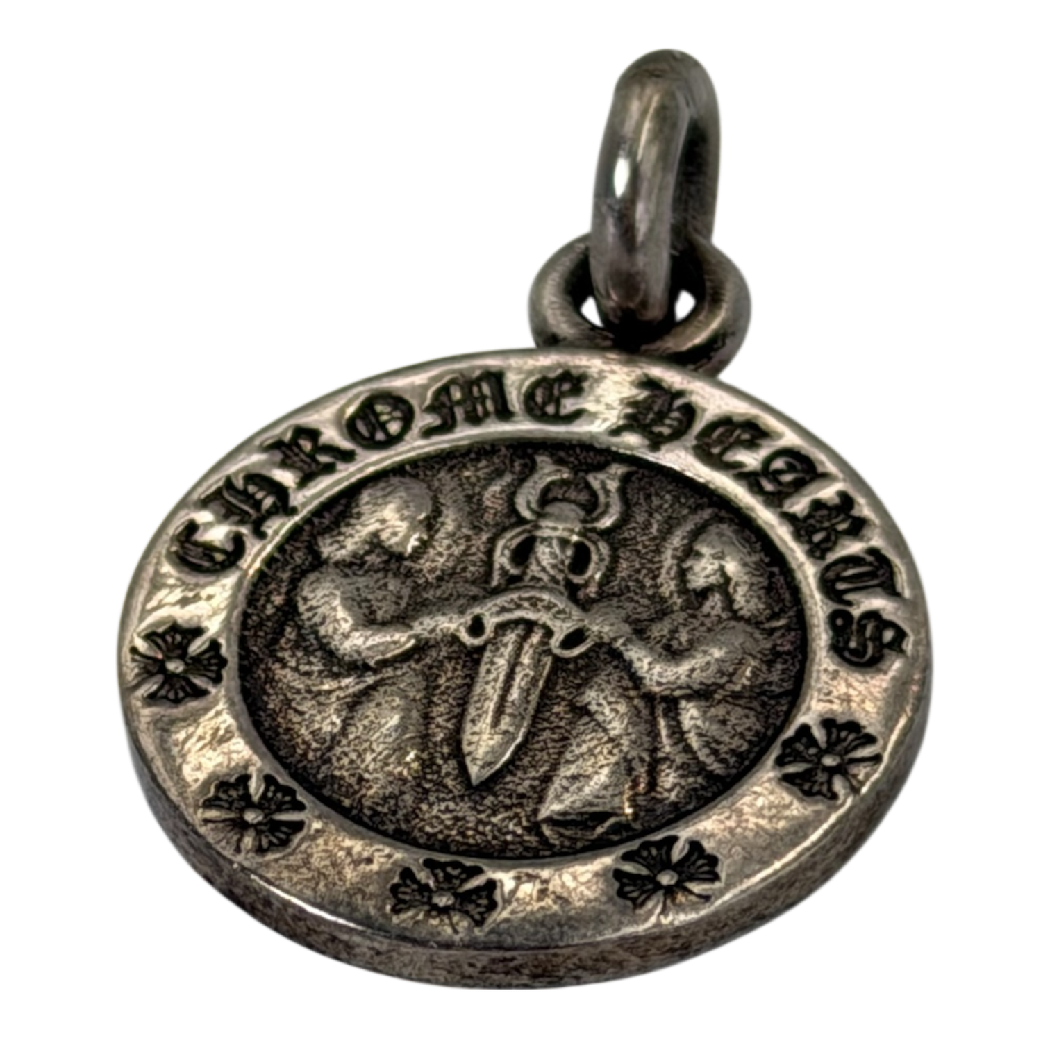 CHROME HEARTS ANGEL MEDALLION NECKLACE