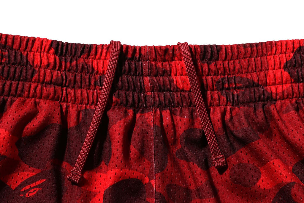 BAPE Camo Shorts Camo Wide Fit Red