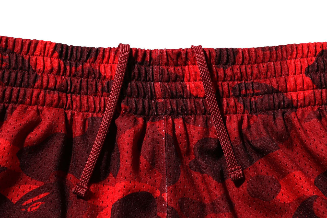 BAPE Camo Shorts Camo Wide Fit Red