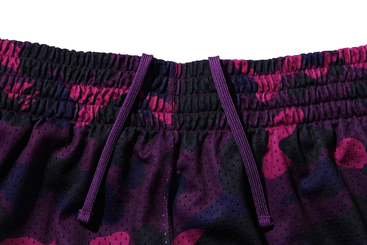 BAPE Camo Shorts Camo Wide Fit PURPLE
