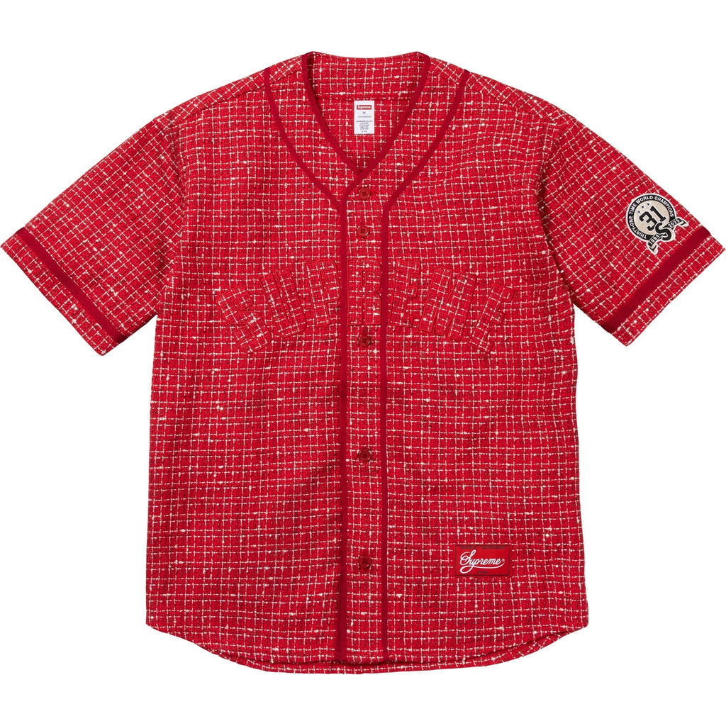 Supreme Bouclé Baseball Jersey