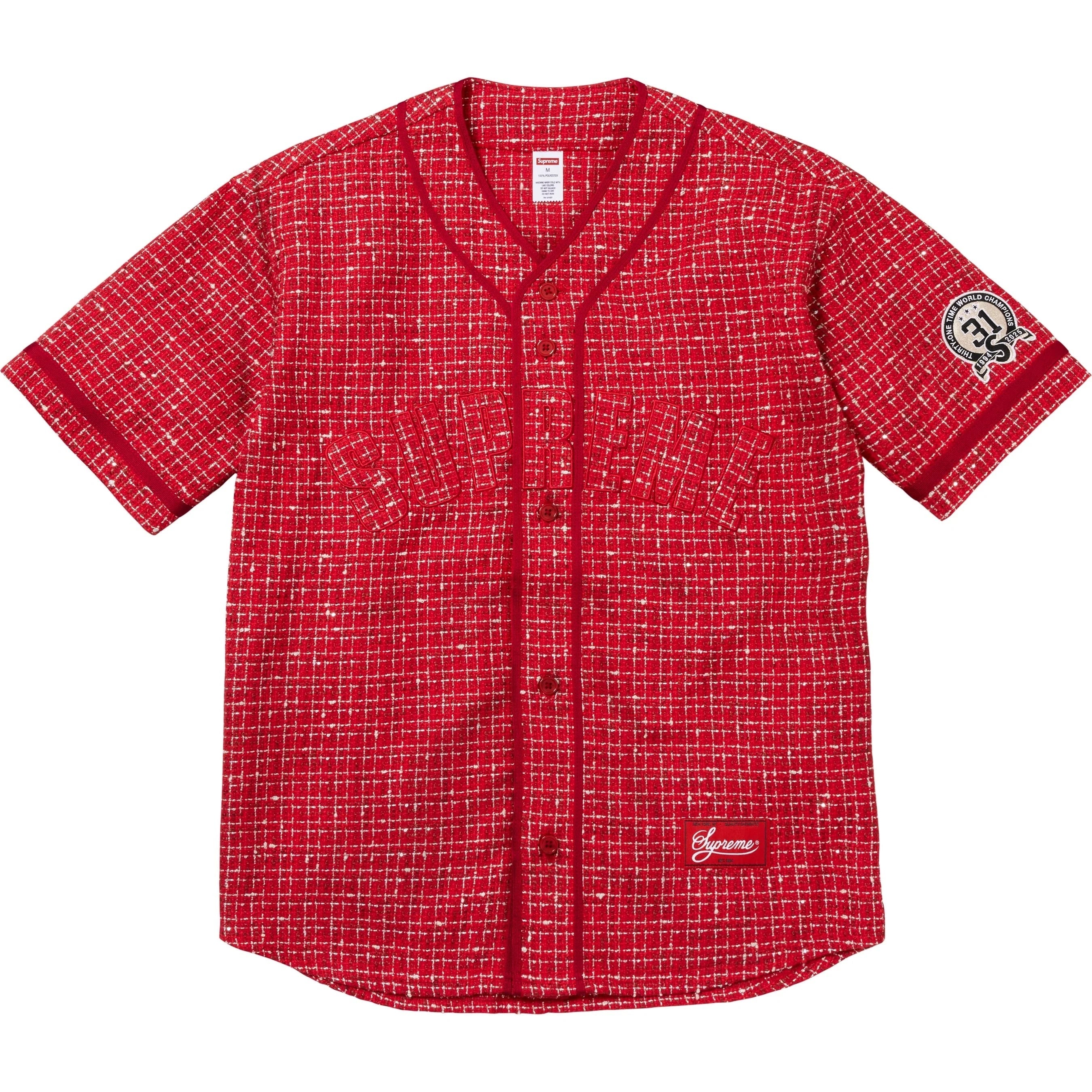 Supreme Bouclé Baseball Jersey