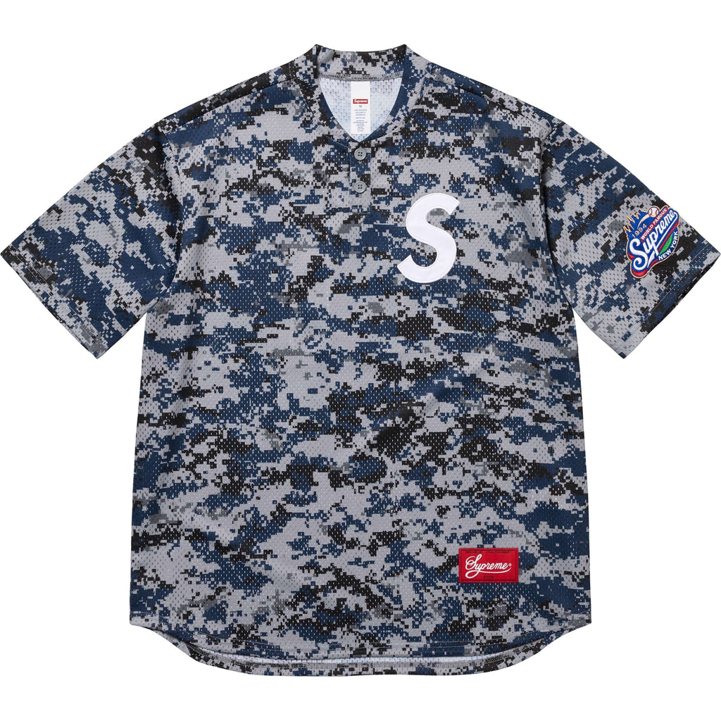 Supreme S Logo Baseball Henley SS25