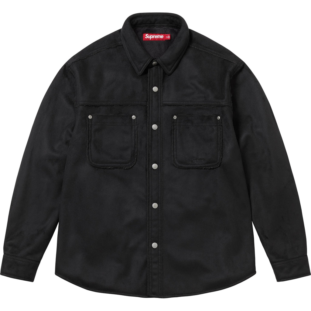 Supreme Faux Suede Snap Shirt FW25