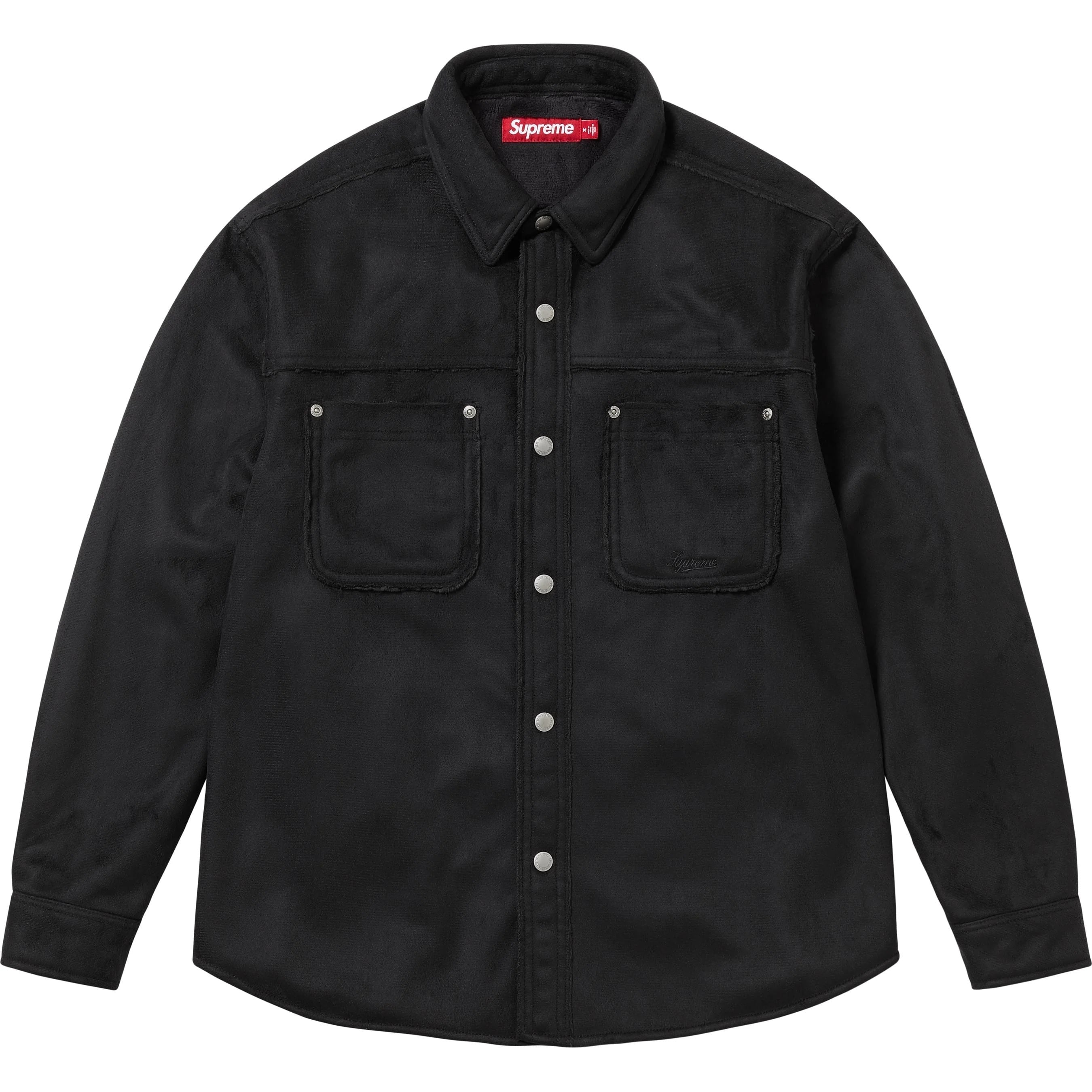 Supreme Faux Suede Snap Shirt FW25