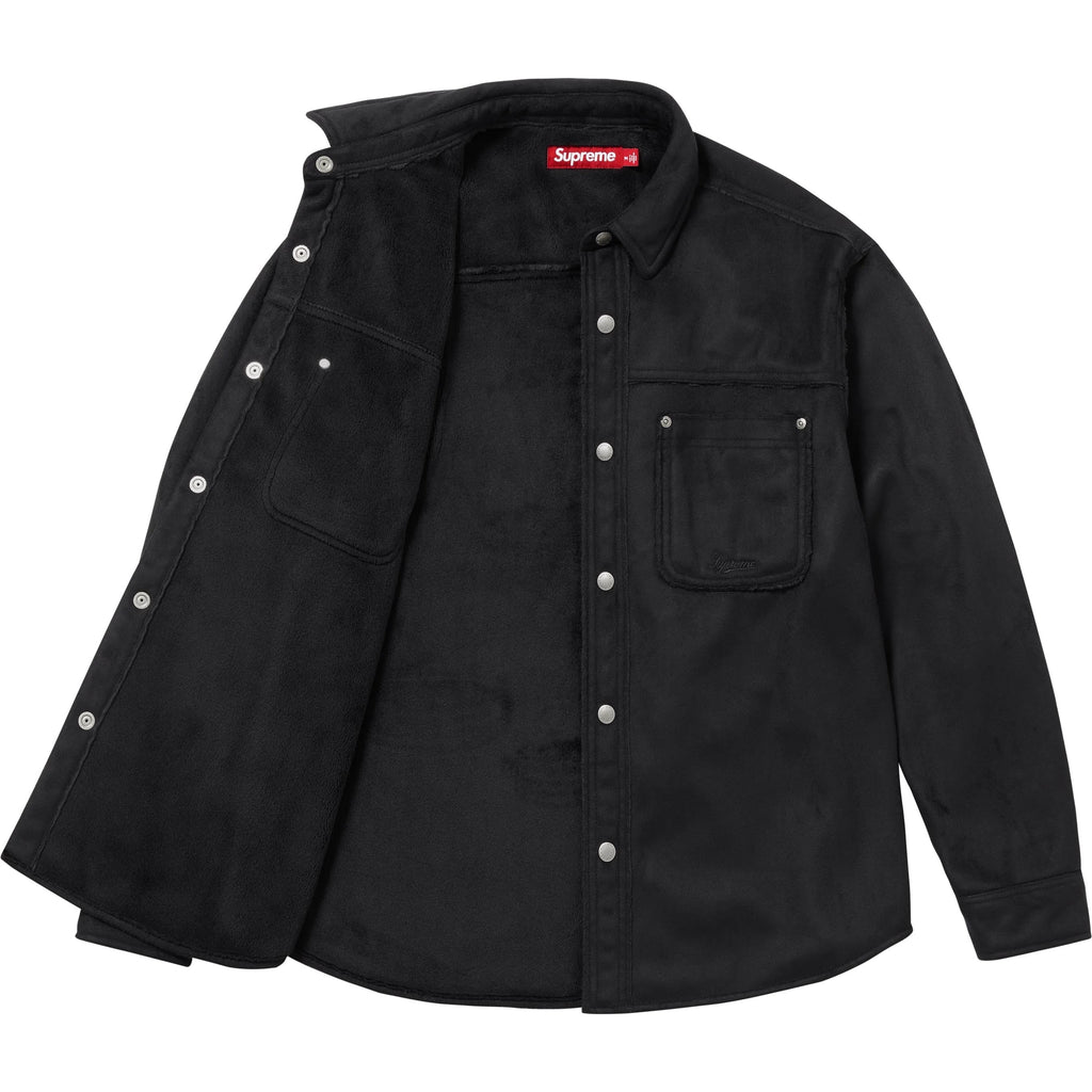 Supreme Faux Suede Snap Shirt FW25