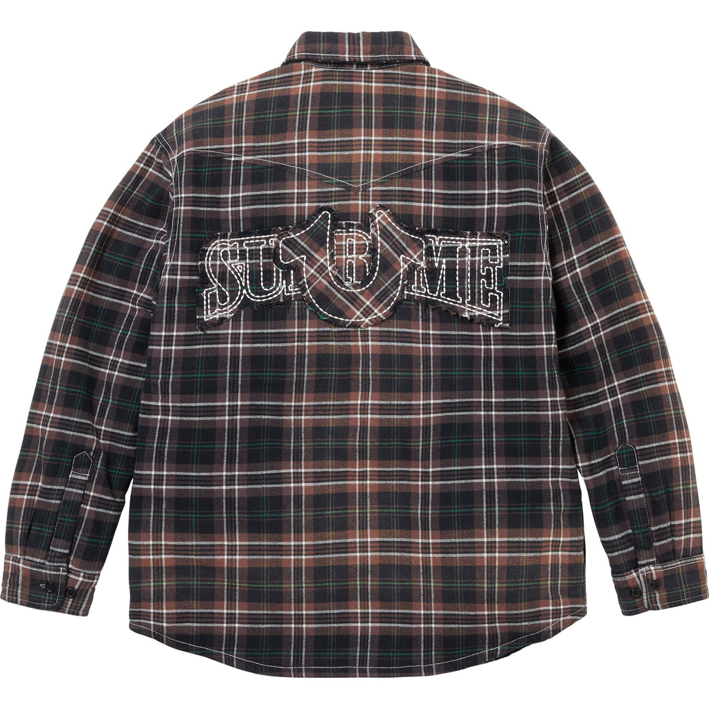 Supreme True Religión Quilted Lined Plaid Flannel Shirt (FW25)