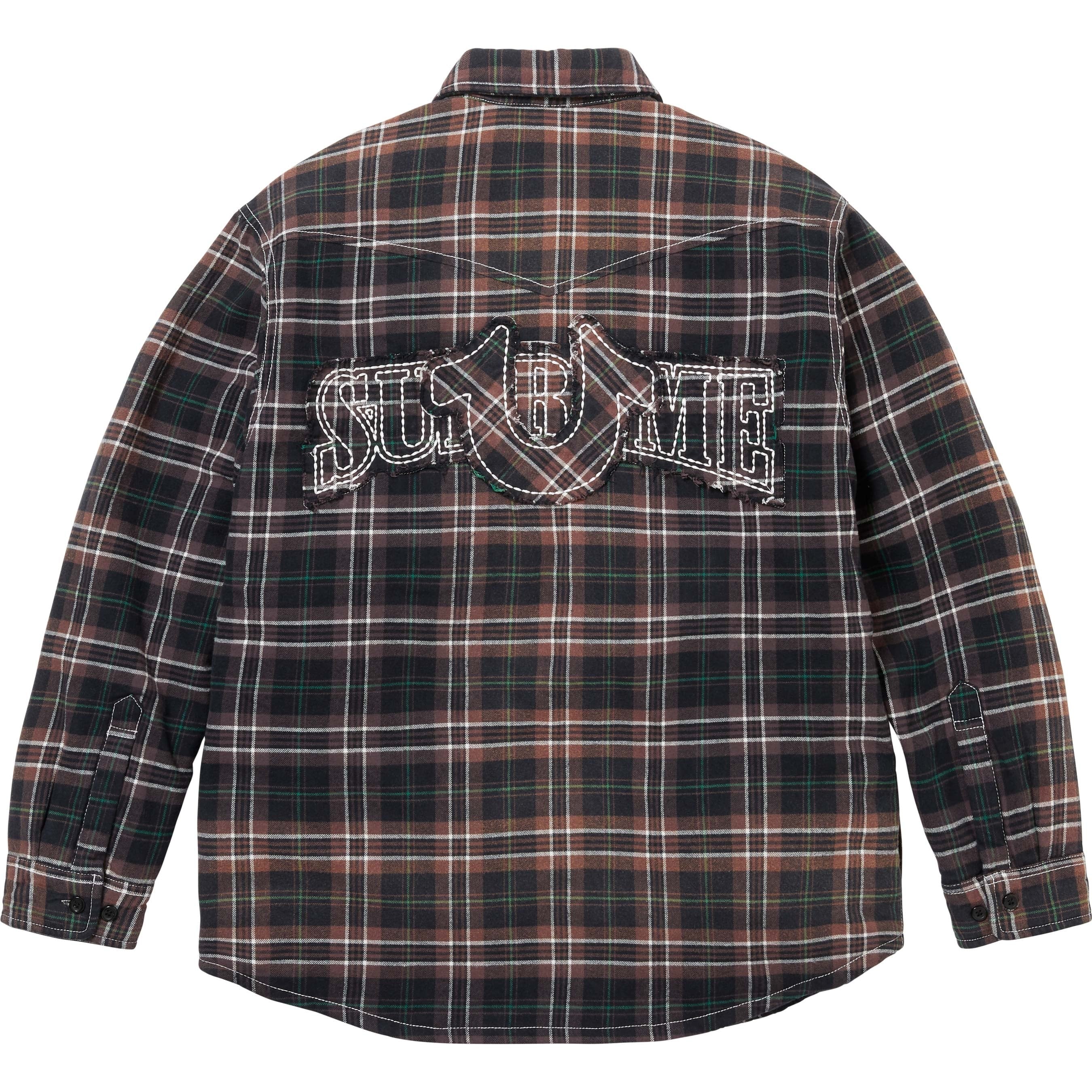 Supreme True Religión Quilted Lined Plaid Flannel Shirt (FW25)