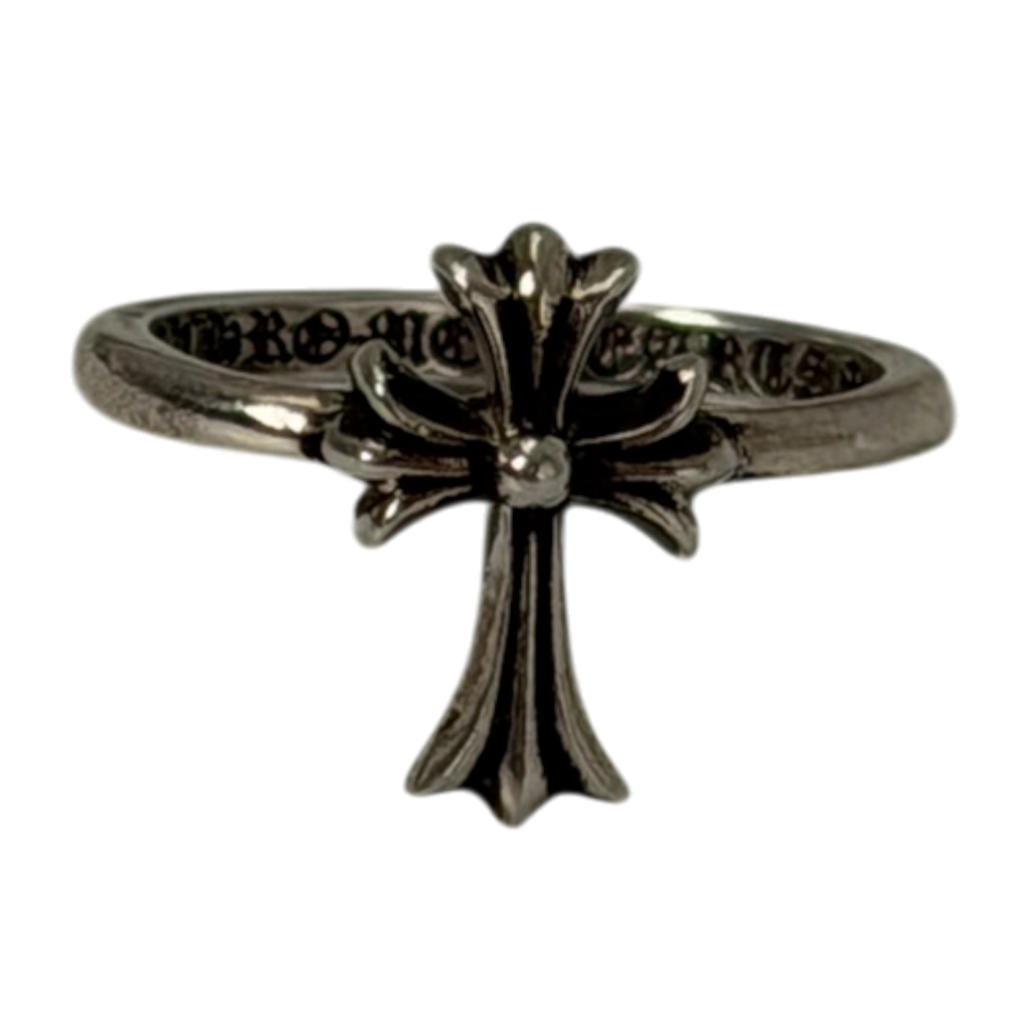 Chrome Hearts BG Cross Ring Size 2.8 US
