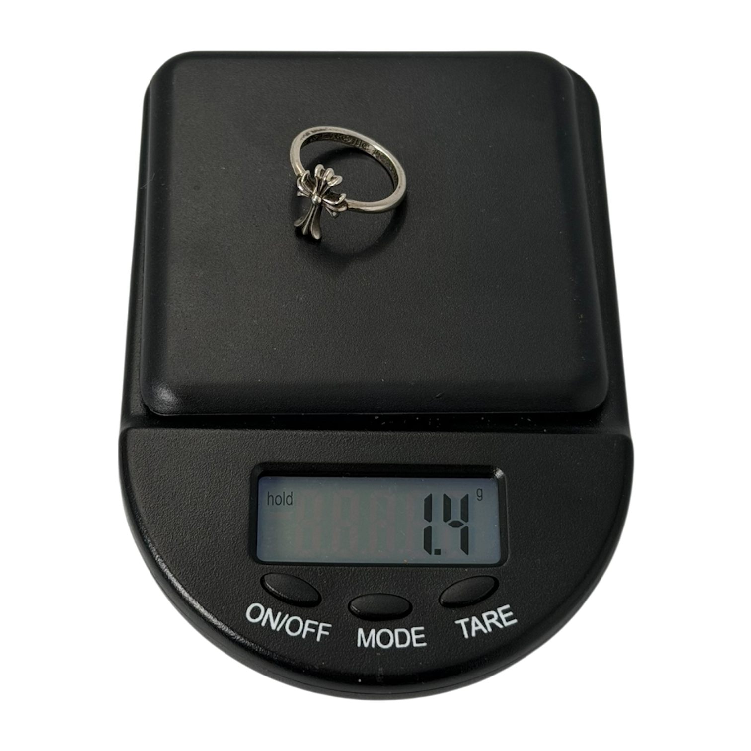 Chrome Hearts BG Cross Ring Size 2.8 US