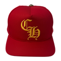 CHROME HEARTS CH LOGO RED HAT