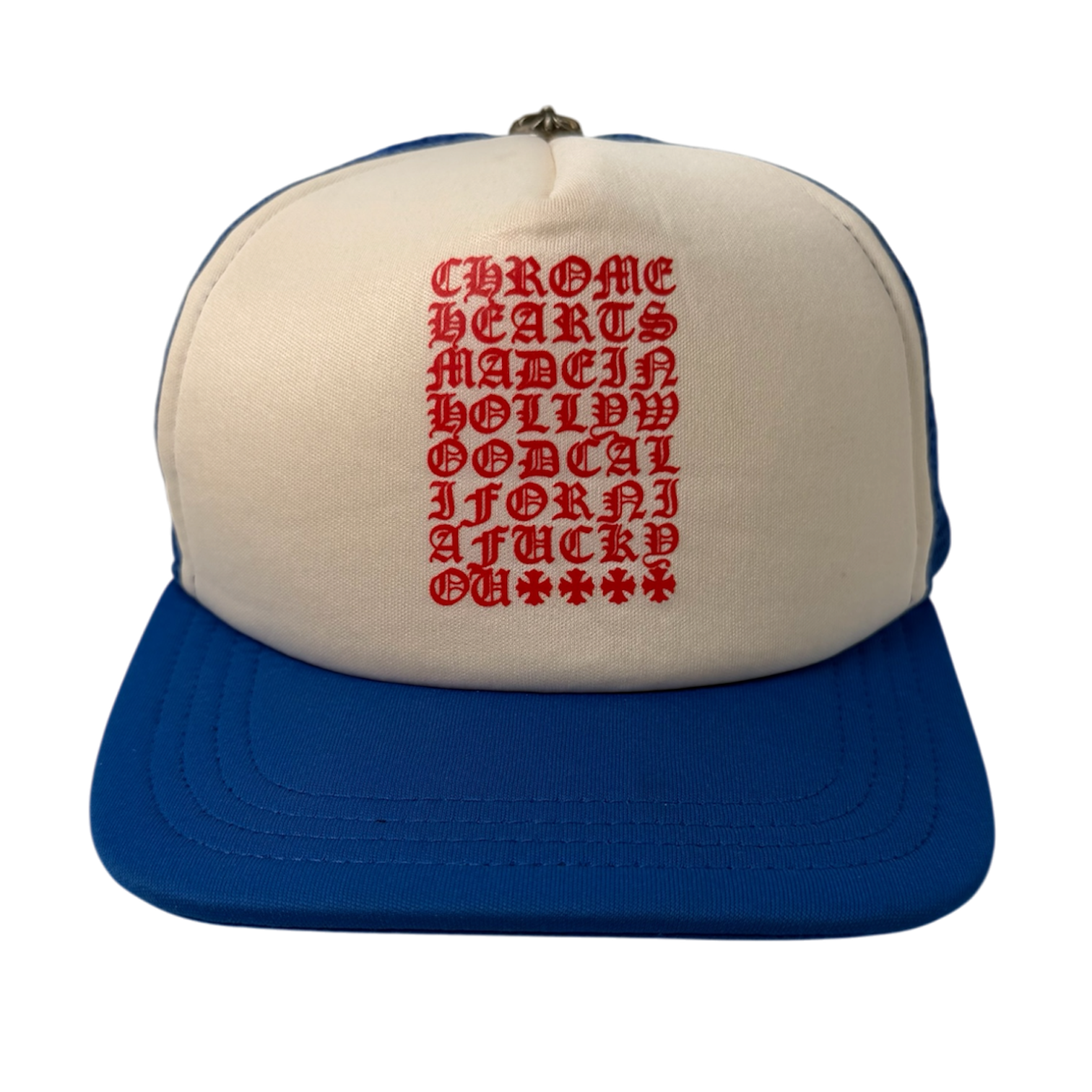 CHROME HEARTS HOLLYWOOD CA BLUE HAT