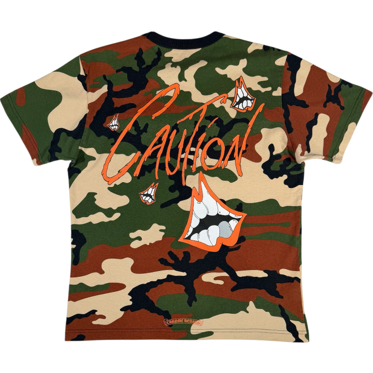 Chrome Hearts Matty Boy Camo Caution T-Shirt