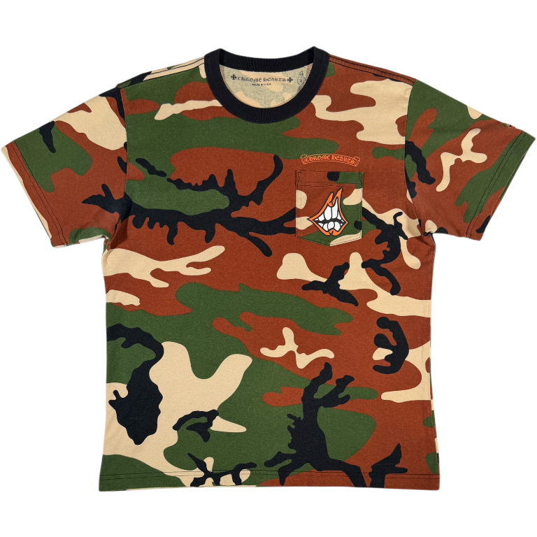 Chrome Hearts Matty Boy Camo Caution T-Shirt
