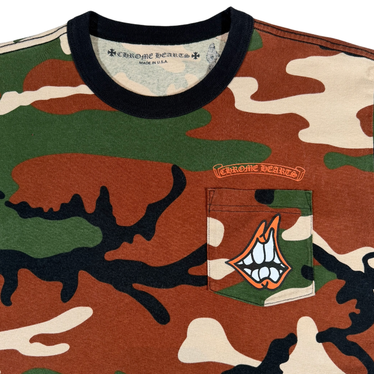 Chrome Hearts Matty Boy Camo Caution T-Shirt