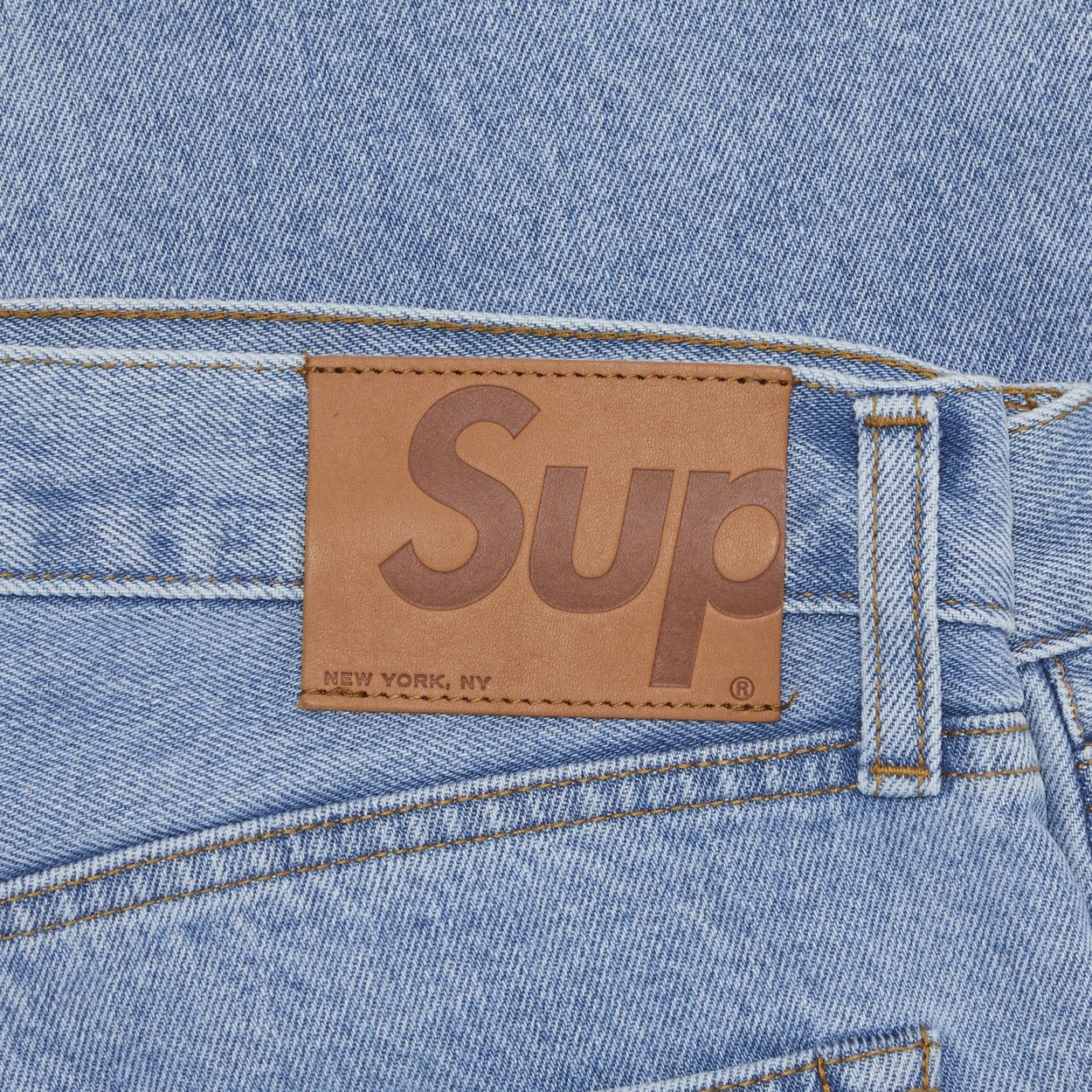 Supreme Stone Washed Slim Selvedge Jean