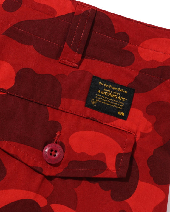 BAPE Cargo Jean Camo 6 Pocket Red SS24