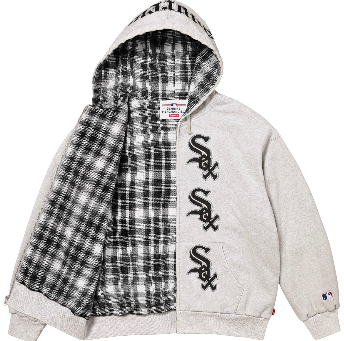 Supreme®/Chicago White Sox™ Zip Up Hooded Sweatshirt