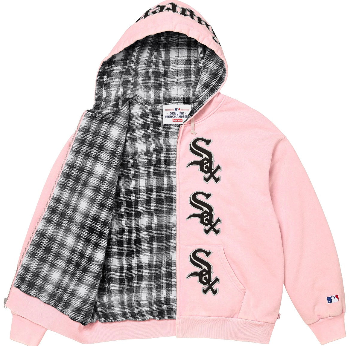 Supreme®/Chicago White Sox™ Zip Up Hooded Sweatshirt
