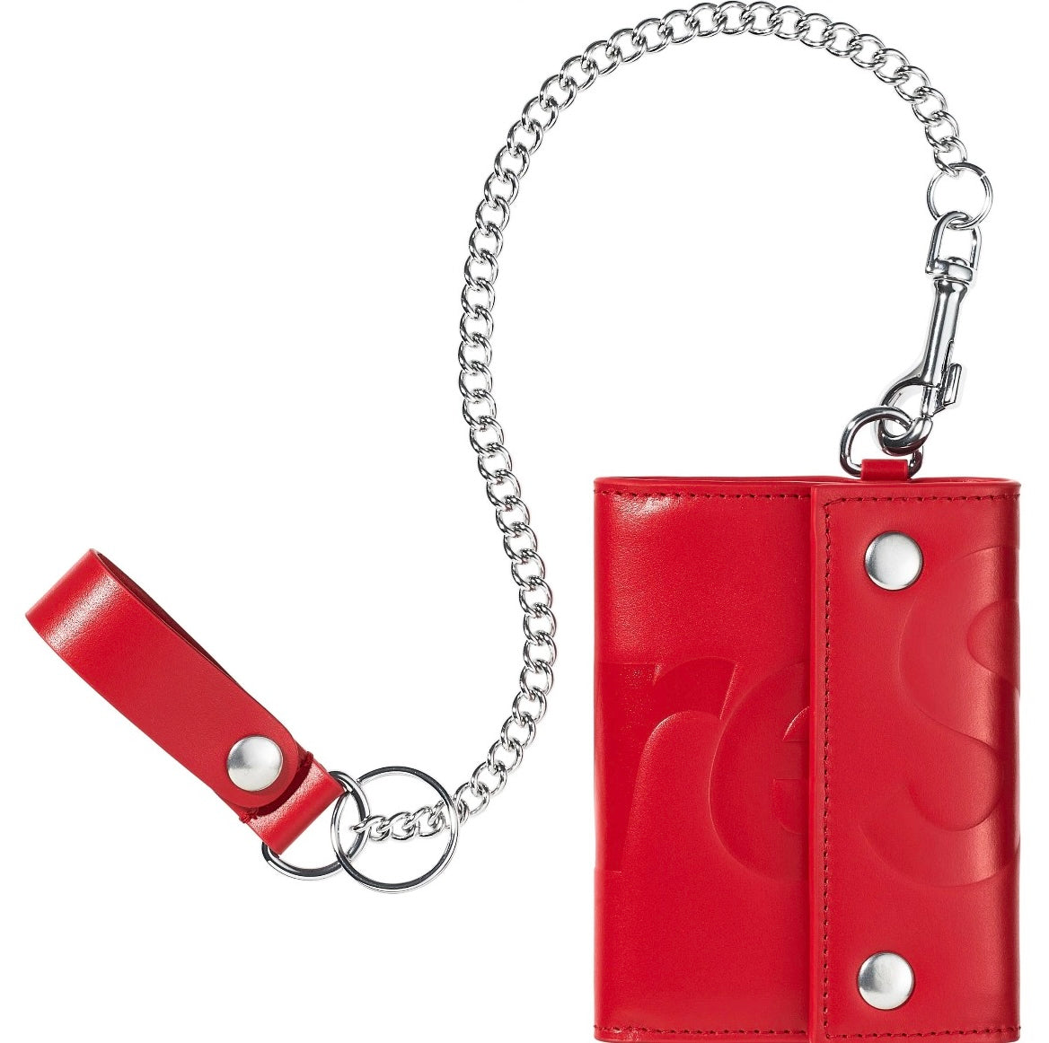 Supreme Leather Chain Wallet FW25
