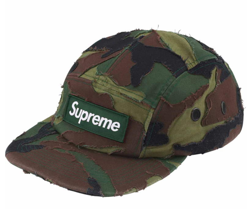 Supreme Layered Camo Camp Cap Woodland