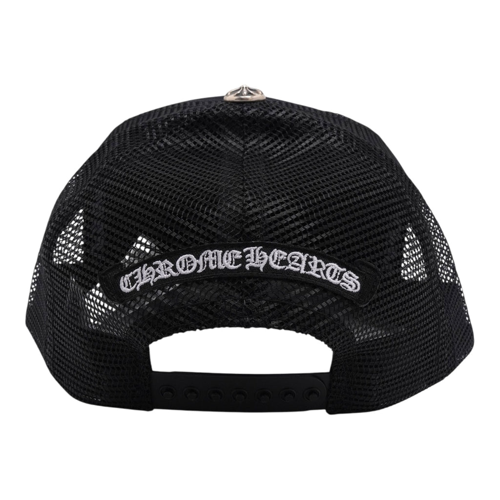 Chrome Hearts Pony Hair Cementery Cross Trucker Hat