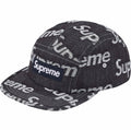 Jacquard Logos Denim Camp Cap