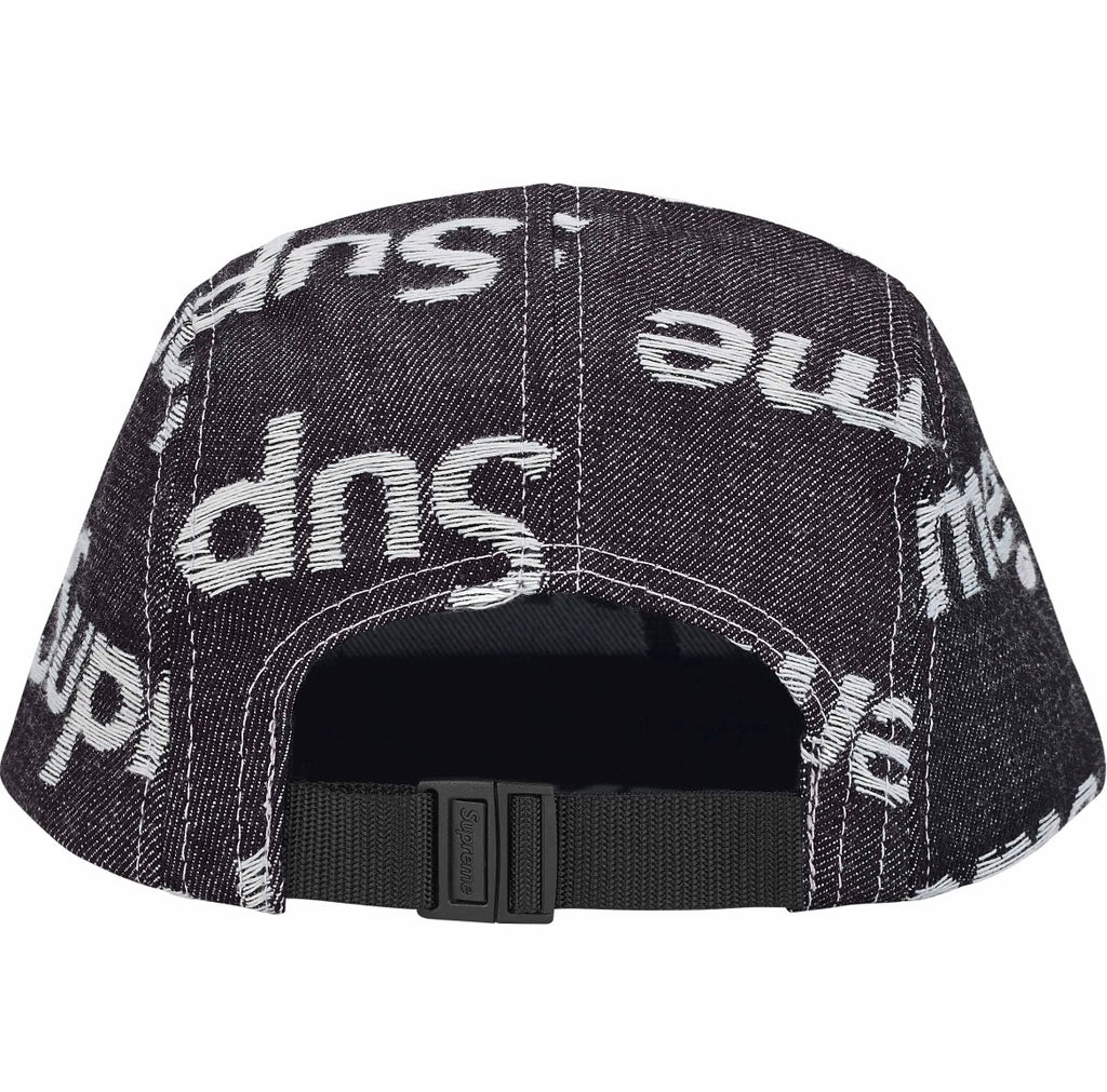 Jacquard Logos Denim Camp Cap